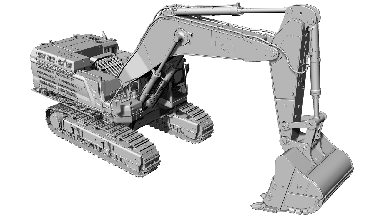 CAT395液压挖掘机Tier4挖土机- 3DXiaoBai