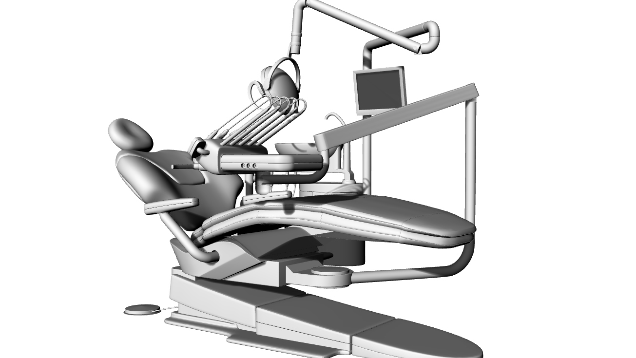 牙医设备牙科综合治疗台压缩机椅- 3DXiaoBai