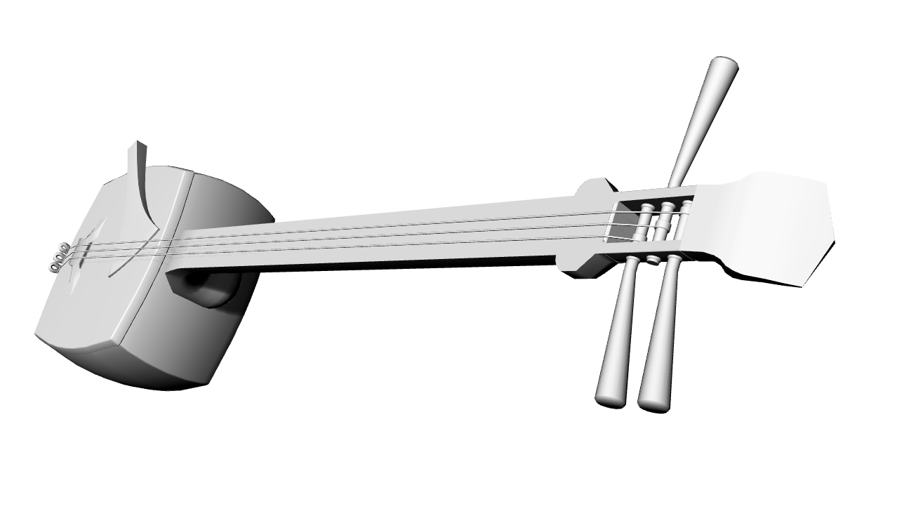三味线三弦日本传统乐器- 3DXiaoBai